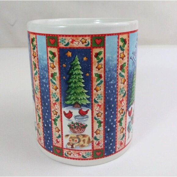 Vintage Houston Harvest Keep Friends Close To Your Heart 3.75" Coffee Cup #31863 - Picture 3 of 7